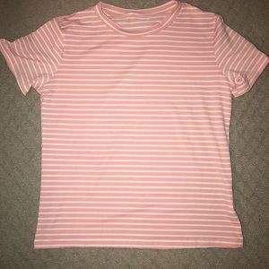 striped fitted shirt